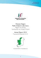 Western Region Public Analyst's Lab Annual Report 2010 image link